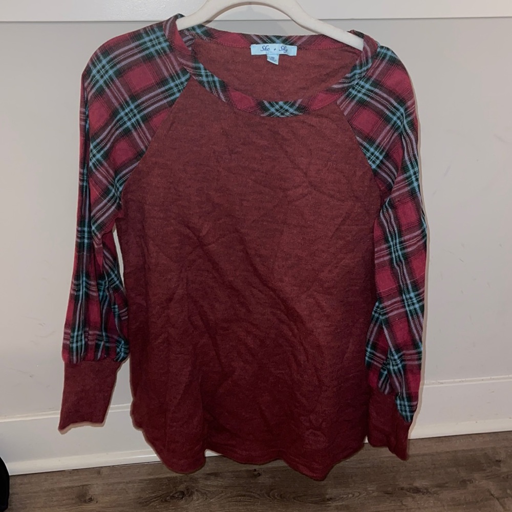 Red sweater women’s size S